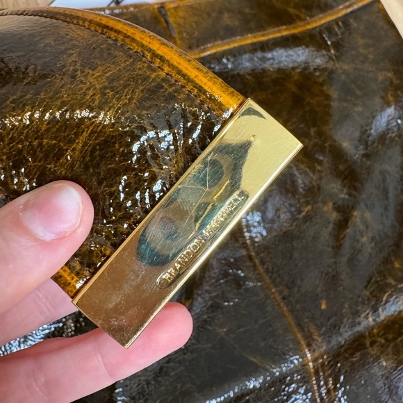 BRANDON MAXWELL Evelyn Belted Coated Wool Mahogany Glaze Skirt Size 8 NWT - Picture 15 of 16